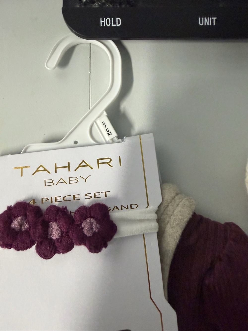 Tahari girls 3–6 month jumper shirt and tights and head band  new with tags